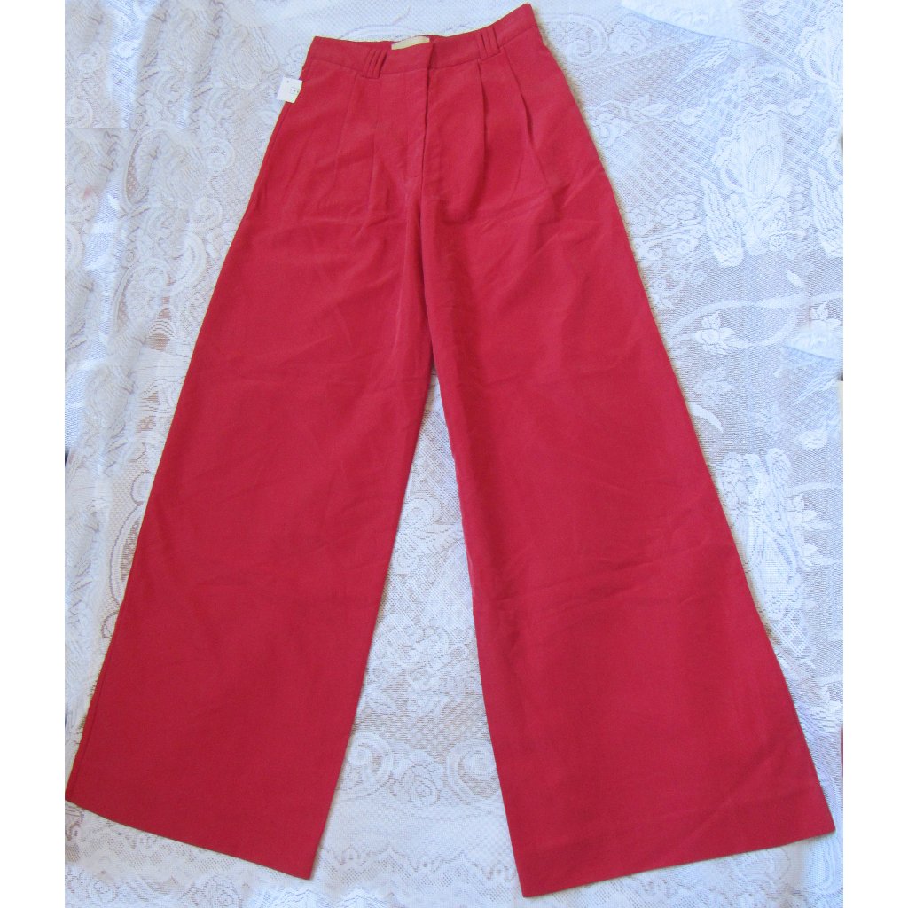 Paloma Wool Women Pants, Sz.36(Eu), Color :Salmon; Made In Spain
